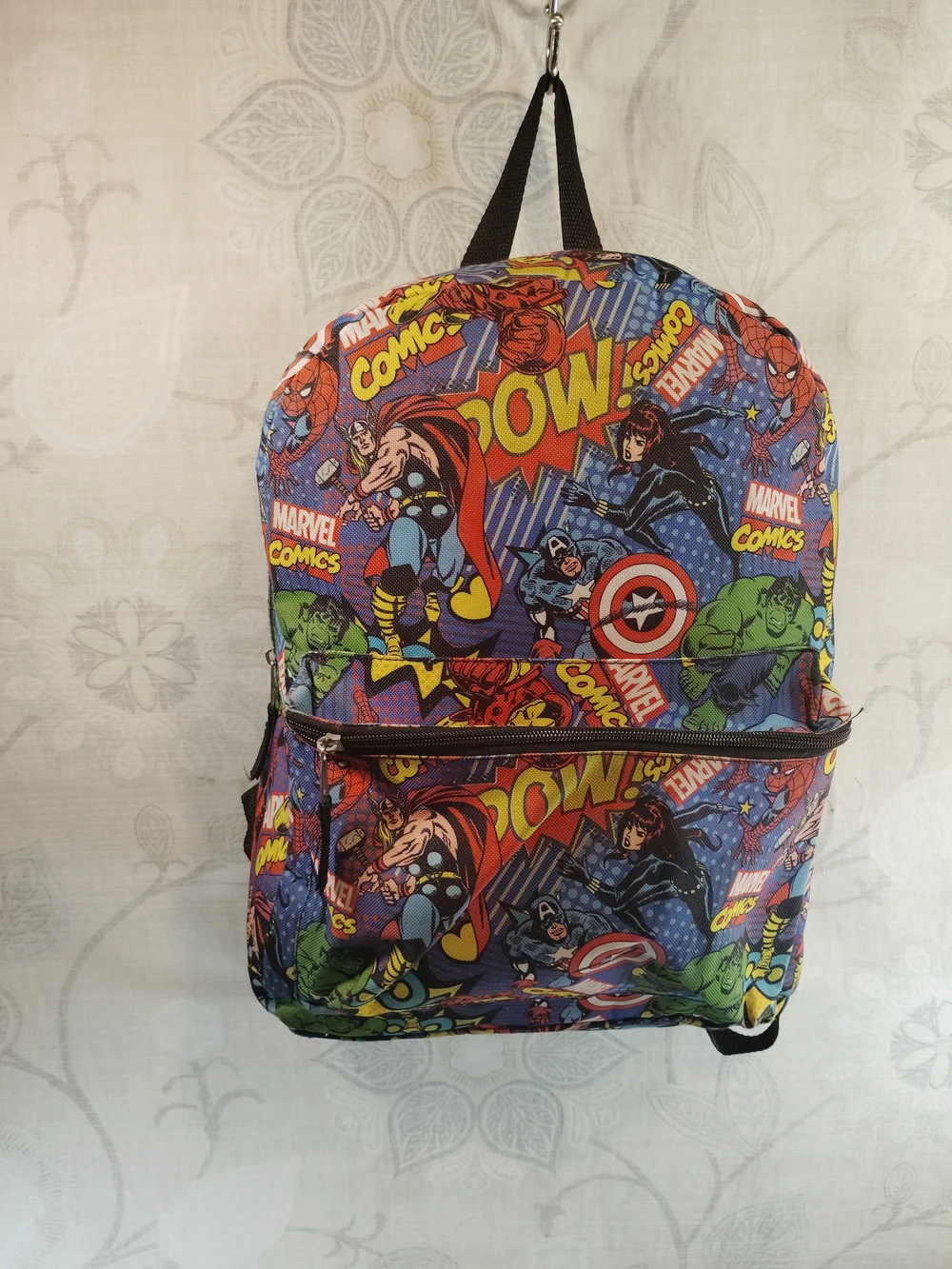 Marvel  Superheroes Multicolor Backpack & School Supplies